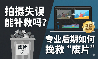 拍摄失误能补救吗？专业后期如何挽救“废片”