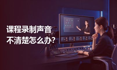 课程录制声音不清楚怎么办？从环境、设备到讲师状态逐项检查