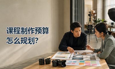课程制作预算怎么规划？先看工作范围，不要只比较拍摄报价